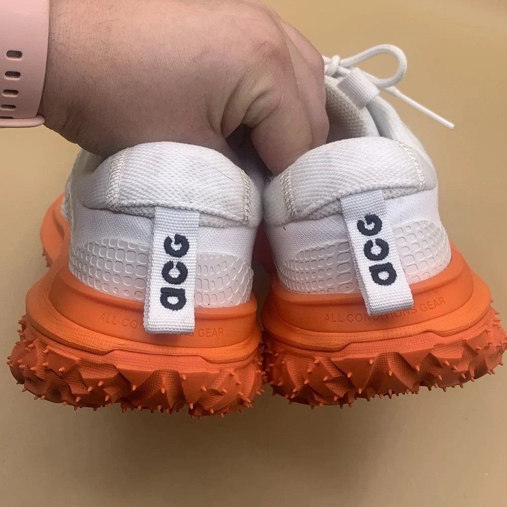 Nike ACG Mountain Fly 2 Low 'White Orange' DV7903-100 Sneakers Shoes Men's US 8